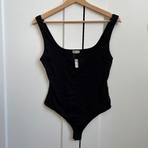 Free People Bodysuit in Black - NWT